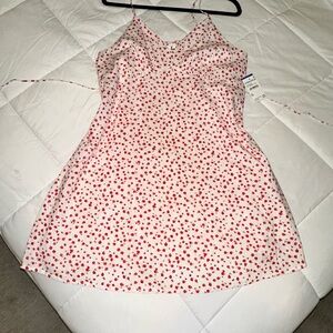 Abound from Nordstrom Red and White Floral Kids Dress